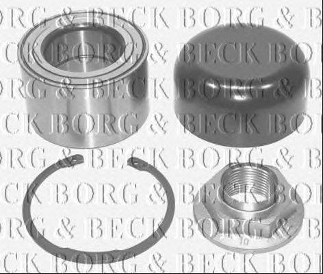 Комплект подшипника ступицы колеса BORG & BECK BWK800