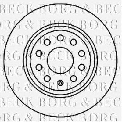 Тормозной диск BORG & BECK BBD5167