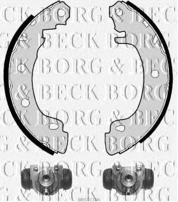 Комплект тормозных колодок BORG & BECK BBS1036K