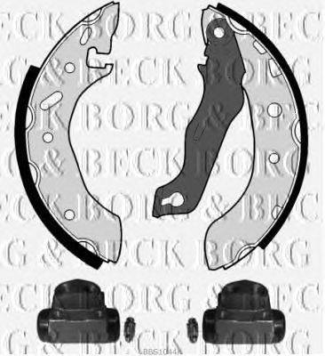 Комплект тормозных колодок BORG & BECK BBS1044K