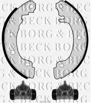 Комплект тормозных колодок BORG & BECK BBS1052K