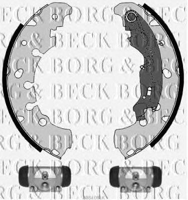 Комплект тормозных колодок BORG & BECK BBS1081K