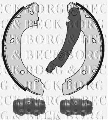 Комплект тормозных колодок BORG & BECK BBS1112K