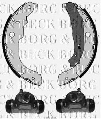 Комплект тормозных колодок BORG & BECK BBS1123K