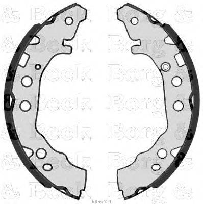 Комплект тормозных колодок BORG & BECK BBS6454