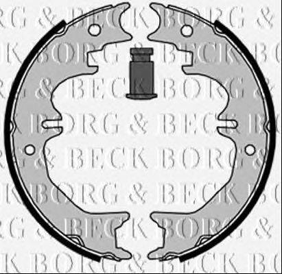 Комплект тормозных колодок BORG & BECK BBS6462