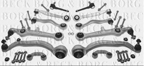 Ремкомплект, поперечный рычаг подвески BORG & BECK BCA7126K