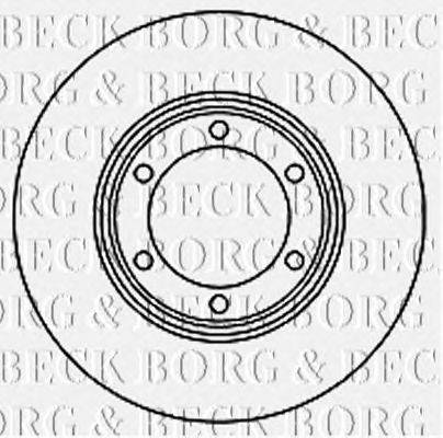 Тормозной диск BORG & BECK BBD4728