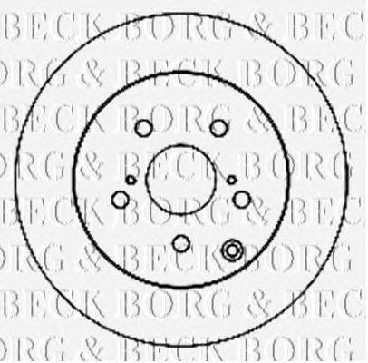 Тормозной диск BORG & BECK BBD5159