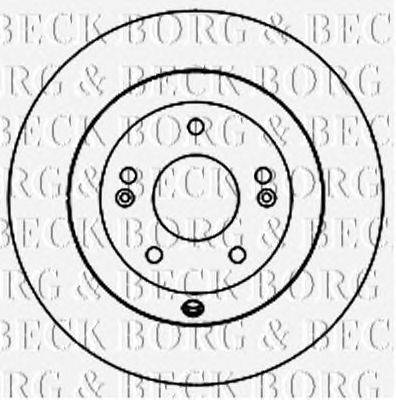 Тормозной диск BORG & BECK BBD5160