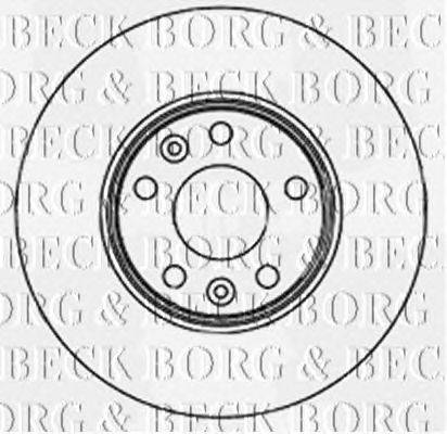 Тормозной диск BORG & BECK BBD5163