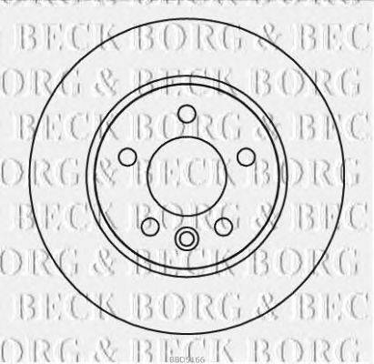 Тормозной диск BORG & BECK BBD5166