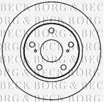 Тормозной диск BORG & BECK BBD5183