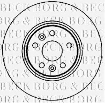 Тормозной диск BORG & BECK BBD5190