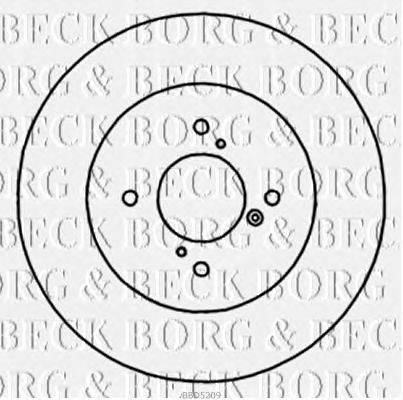 Тормозной диск BORG & BECK BBD5209
