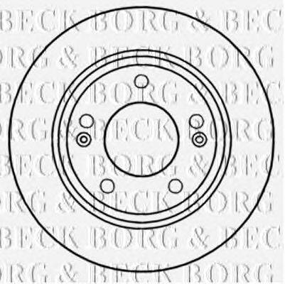 Тормозной диск BORG & BECK BBD5257