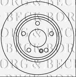 Тормозной диск BORG & BECK BBD5269