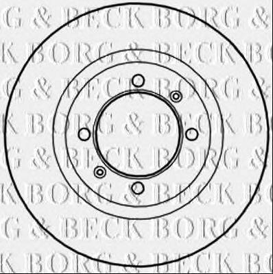 Тормозной диск BORG & BECK BBD5282