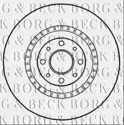 Тормозной диск BORG & BECK BBD5287