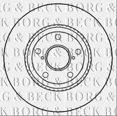 Тормозной диск BORG & BECK BBD5292