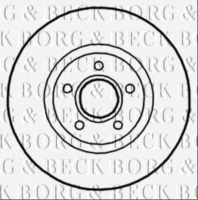Тормозной диск BORG & BECK BBD5305