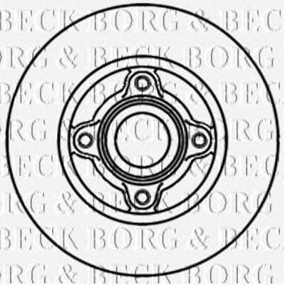 Тормозной диск BORG & BECK BBD5939S