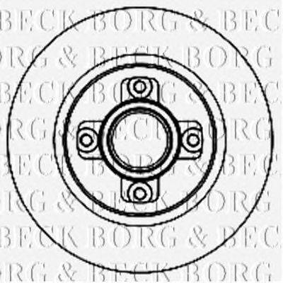 Тормозной диск BORG & BECK BBD5940S