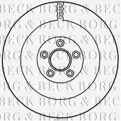 Тормозной диск BORG & BECK BBD5948S