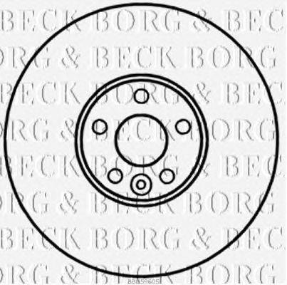 Тормозной диск BORG & BECK BBD5960S