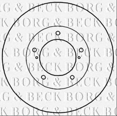 Тормозной диск BORG & BECK BBD6003S
