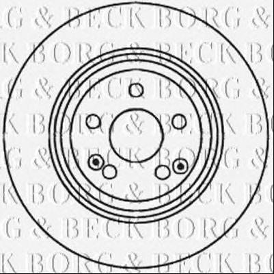 Тормозной диск BORG & BECK BBD6028S