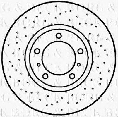 Тормозной диск BORG & BECK BBD6045S