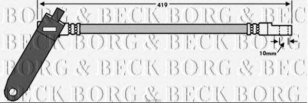 Тормозной шланг BORG & BECK BBH7535
