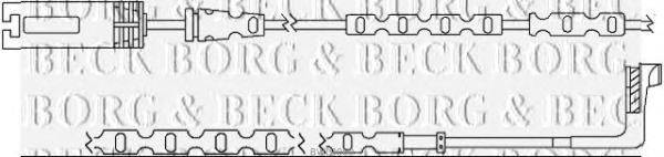 Сигнализатор, износ тормозных колодок BORG & BECK BWL3060