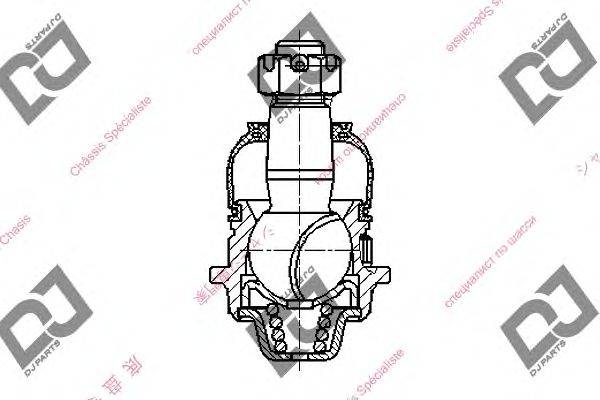 Несущий / направляющий шарнир DJ PARTS DB1039