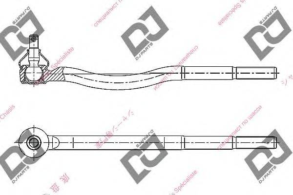 Наконечник поперечной рулевой тяги DJ PARTS DE1078