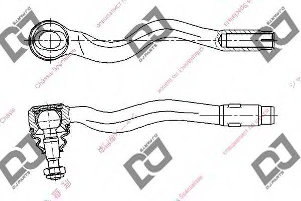 Наконечник поперечной рулевой тяги DJ PARTS DE1121