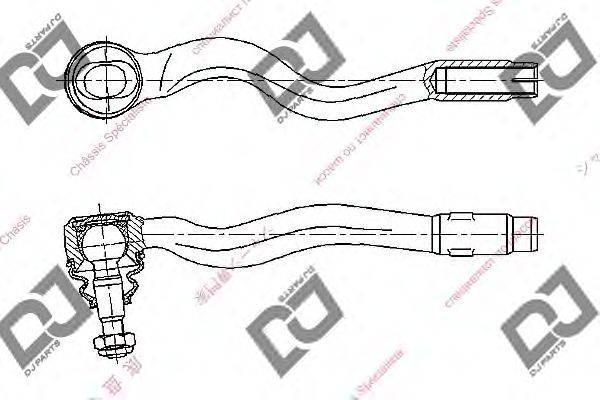 Наконечник поперечной рулевой тяги DJ PARTS DE1122