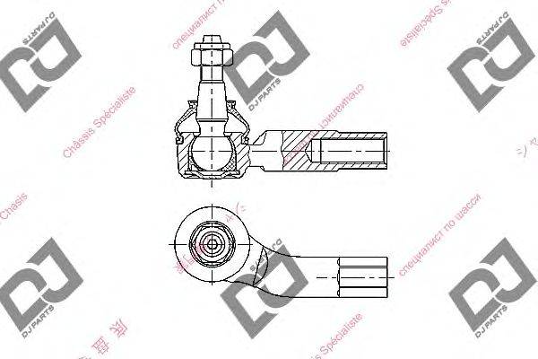 Наконечник поперечной рулевой тяги DJ PARTS DE1244