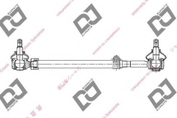 Наконечник поперечной рулевой тяги DJ PARTS DE1289