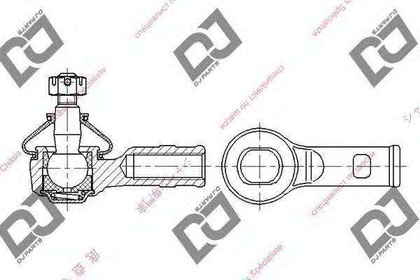 Наконечник поперечной рулевой тяги DJ PARTS DE1354