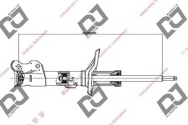 Амортизатор DJ PARTS DS1363GS