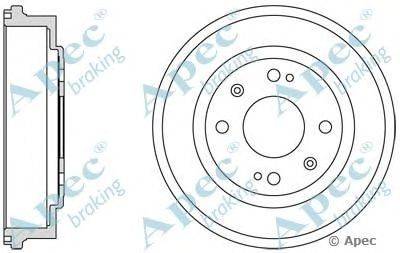 Тормозной барабан APEC braking DRM9138