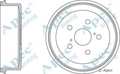 Тормозной барабан APEC braking DRM9150