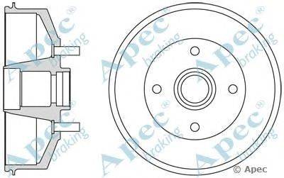 Тормозной барабан APEC braking DRM9514