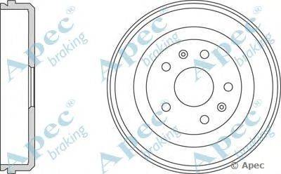 Тормозной барабан APEC braking DRM9914