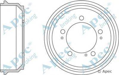 Тормозной барабан APEC braking DRM9931