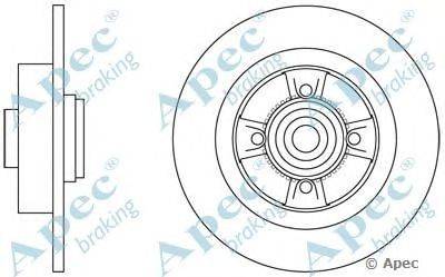 Тормозной диск APEC braking DSK2233