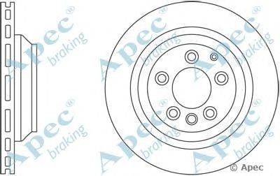 Тормозной диск APEC braking DSK2475