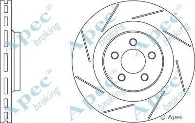 Тормозной диск APEC braking DSK2633